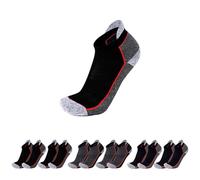 ISI WORK | 6 Paia Calze da Lavoro Uomo Donna - Calzini Cotone Traspiranti Altezza Metà Polpaccio - Calze per Scarpe Antinfortunistiche - Rinforzante e Traspiranti (Taglie da 35 a 50)
