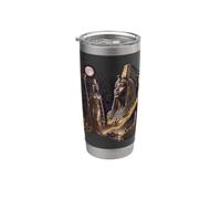 Iside Dea Auset Antico Egitto Africano Kemetic Queen Art Bicchiere termico in acciaio inox doppia parete