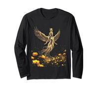 Iside L'Universo del Loto della dea egizia Maglia a Manica