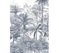 Isidore Leroy Carta da parati panoramica Amazone Hoch - Bleu