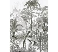 Isidore Leroy Carta da parati panoramica Amazone Hoch - Gris