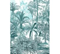 Isidore Leroy Carta da parati panoramica Amazone Hoch - Menthe