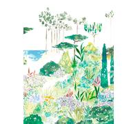 Isidore Leroy Carta da parati panoramica Jardin de France - Original Panel B