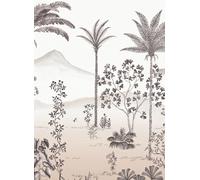 Isidore Leroy Carta da parati panoramica Jardin des Oiseaux Bois de Rose - Panel B