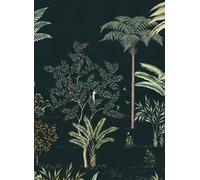 Isidore Leroy Carta da parati panoramica Jardin des Oiseaux Nuit - Panel C