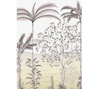 Isidore Leroy Carta da parati panoramica Jardin des Oiseaux Safran - Panel A