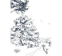 Isidore Leroy Carta da parati panoramica Les Pins Bleu - Bahnen 1/2/3