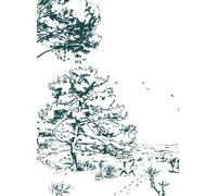 Isidore Leroy Carta da parati panoramica Les Pins Vert - Bahnen 1/2/3