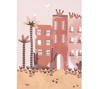 Isidore Leroy Carta da parati panoramica Marrakech Poudre - Panel A