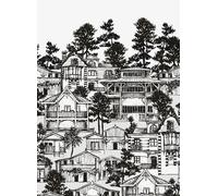 Isidore Leroy Carta da parati panoramica Première Ligne - Grisaille