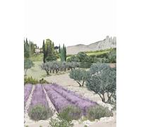 Isidore Leroy Carta da parati panoramica Provence - Été Panel B