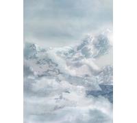 Isidore Leroy Carta da parati panoramica Reflets d'Ossau - Brun Panel A