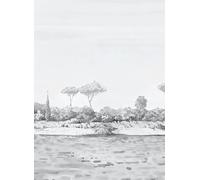 Isidore Leroy Carta da parati panoramica Rivage Gris - Panel 1