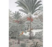Isidore Leroy Carta da parati panoramica Riviere des Parfums Gris - A 1/2/3