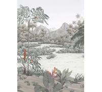 Isidore Leroy Carta da parati panoramica Riviere des Parfums Gris - B 4/5/6