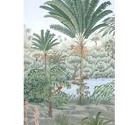 Isidore Leroy Carta da parati panoramica Riviere des Parfums Naturel - A 1/2/3