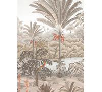 Isidore Leroy Carta da parati panoramica Riviere des Parfums Sepia - A 1/2/3