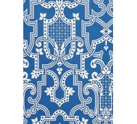 Isidore Leroy Carta da parati Theodore - Blanc Bleu