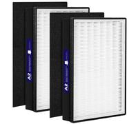 iSingo Filtro di ricambio tipo A2 True HEPA compatibile con purificatori d'aria 3M Filtrete Room A2 FAP-C02-A2 FAP-C03-A2 e FAP-T03-A2, parte # 1150101, confezione da 2