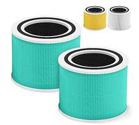 isinlive Core 300 HEPA Filtro di ricambio per assorbitore di tossine, verde, confezione da 2 per purificatori d'aria Levoit Core 300 e 300S VortexAir