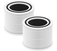 isinlive Filtro di ricambio Core 300 per purificatore d'aria LEVOIT Core 300, Core 300-P, Core 300S, Vortex Air, Core 300-RF, HEPA 3 in 1 con carbone attivo, confezione da 2, bianco