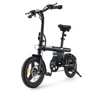 isinwheel U1 bici elettrica portatile, batteria da 250 W 36 V 7,8 Ah, biciclette elettriche per adulti da 14''-Nero - Nouvo