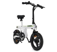 isinwheel U1 bici elettrica portatile, batteria da 250 W 36 V 7,8 Ah, biciclette elettriche per adulti da 14''-Bianco - Nouvo