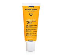ISISPHARMA UVEBLOCK SPF 30 Dry touch - Alta protezione solare - Pelle sensibile da mista a grassa - Finitura opaca e resistente all'acqua - Non comedogenico - Prodotto in France