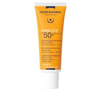 ISISPHARMA UVEBLOCK® SPF50+ Dry Touch - Protezione solare molto alta per pelli sensibili - Resistente all'acqua e non comedogenico - Finitura asciutta e opaca - Prodotto in France