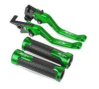 ISITAC Leva per Honda SH300 2018 Sh 300 SH300 Manopole Moto Manubrio Manubrio CNC Leve Freno Frizione Regolabili in Alluminio (Colore : Verde)