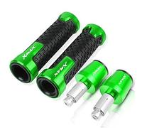 ISITAC per Yamaha Xmax 125 250 300 400 X Max 2017 2018 Manopole per Manubrio Moto Manubrio Antiscivolo Tappo per estremità Spina Accessori in Alluminio CNC (Colore : Verde)