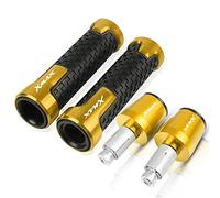 ISITAC per Yamaha Xmax 125 250 300 400 X Max 2017 2018 Manopole per Manubrio Moto Manubrio Antiscivolo Tappo per estremità Spina Accessori in Alluminio CNC (Colore : Oro)