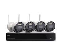 KIT SISTEMA DI SORVEGLIANZA NVR 8 CANALI + 4 TELECAMERE IP 1080P - WIRELESS CONNECT AIR4 (ISW-K1N8BF2MP-4 GEN1)