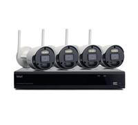 KIT SISTEMA DI SORVEGLIANZA NVR 8 CANALI + 4 TELECAMERE IP 1080P - WIRELESS CONNECT AIR4 (ISW-K1N8BF2MP-4 GEN1)
