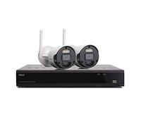 ISIWI KIT WIRELESS CONNECT2 NVR 8 + 2 TELECAMERE IP 2MP 1080P CON FUNZIONE PIR I