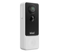 Isiwi Dlin+ Videocitofono Smart Wi-Fi a Batteria, Videocampanello 2K con Visione Notturna, Rilevamento Persone intelligente AI, PIR, Audio Bidirezionale, IP65, Alexa/Google ISW-ITCBT3MP