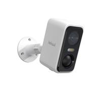 Isiwi Flip Telecamera Wireless a Batteria 3MP Esterno Visione nottura a colori Videocamera Sorveglianza Rilevamento umano Audio Bidirezionale IP65 MicroSD Batteria Intercambiabile 5200mAh ISW-BBTR-3M