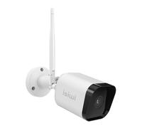 Isiwi Square Telecamera IP di sorveglianza WiFi Esterno. 4MP Visione Notturna, Rilevazione di movimenti e suoni, Audio bidirezionale, IP65, SD/Cloud, IR LED, Compatibile con Alexa/Google, ISW-BFES4M