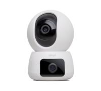 Isiwi TWIN 2K (3MP+3MP) Telecamera Wi-Fi Esterno IP Doppia Obbiettivo,PTZ, Videocamera sicurezza, Tracciamento automatico Persone, 2.4/5GHz, Visione Notturna Colori, Audio, registrazione SD-Cloud-NVR