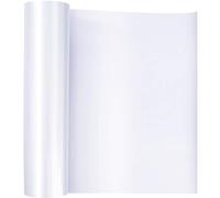 ISIYINER Vinile a Trasferimento Termico Bianca 1 Rotolo Carta Trasferimento per T-Shirt Cappelli Abbigliamento Pressa di Calore Sublimazione Artigianale 30.5cm x 100cm