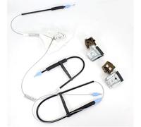 ISJRJF Alzacristallo Kit di Riparazione alzacristalli elettrici Lato portiera Anteriore Destra Adatto per VW Polo 9N 2002-2010 Interruttore Alzacristalli
