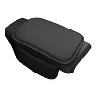 ISJRJF Braccioli per Auto Copertura Universale per bracciolo Auto in Pelle, Adatta per BMW M2 M3 M4 M5 M6 E46 E90 E60 F10 F30 E39 E36 F20 E87 X5 X3(Black with Bag)