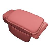 ISJRJF Braccioli per Auto Copertura Universale per bracciolo Auto in Pelle, Adatta per BMW M2 M3 M4 M5 M6 E46 E90 E60 F10 F30 E39 E36 F20 E87 X5 X3(Red with Bag)