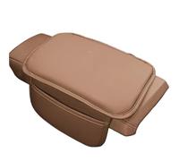 ISJRJF Braccioli per Auto Copertura Universale per bracciolo Auto in Pelle, Adatta per BMW M2 M3 M4 M5 M6 E46 E90 E60 F10 F30 E39 E36 F20 E87 X5 X3(Cognac with Bag)