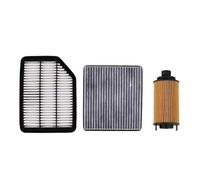 ISJRJF Filtro Aria Filtro Aria Auto, Filtro abitacolo, Filtro Olio, Set Adatto per Chery Tiggo 3 1.6L 1.6MT 1.6CVT 2014-2020 T11-1109111AC Filtro Aria per Ricambio(3pcs)