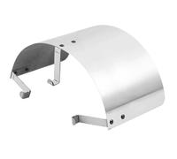 ISJRJF Filtro Aria per Filtro di aspirazione Aria Universale da 2,5" - 3,5" Copertura Protettiva Antipolvere per Filtro Aria Auto Filtro Aria per Ricambio(Silver)