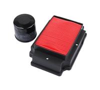 ISJRJF Filtro Aria per Moto Accessori per motociclette Filtri Aria Filtri Olio Adatti per Benda Chinchilla300 Rock300 BD300-15 Elemento detergente Filtro dell'Aria(1 Set)