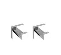 ISJRJF Maniglione da Bagno Portasciugamani, Barra portasciugamani, Porta fazzoletti, Gancio per Accappatoio, Accessori per l'arredo del Bagno Barre di Sostegno Vasca(2 PCS Robe Hook)