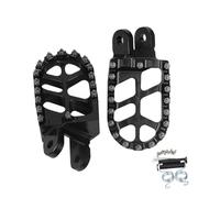 ISJRJF Pedaline Moto Adatto per Honda Transalp 600 XL600V XL600 1987-1999 Pedane poggiapiedi per Moto Parti del Pedale poggiapiedi(Black)