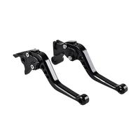 ISJRJF Pompa Freno Leva Adatto per Triumph Speed Triple Adatto per Daytona 675 675 Street Triple R/RX Leva Freno Frizione per Moto Leve Freni per Moto(all Black Short)